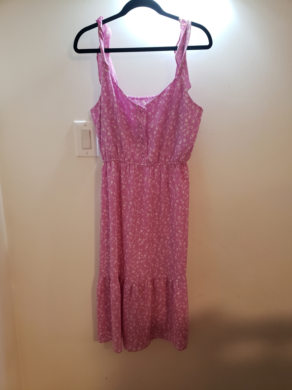 Steve Madden Pink Floral Midi Sundress